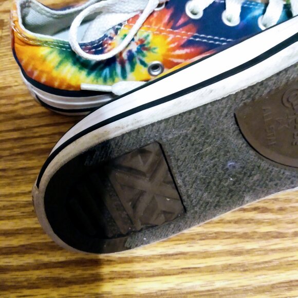 Children's toddler Converse size 12.5 tie dye sneakers - Picture 7 of 13